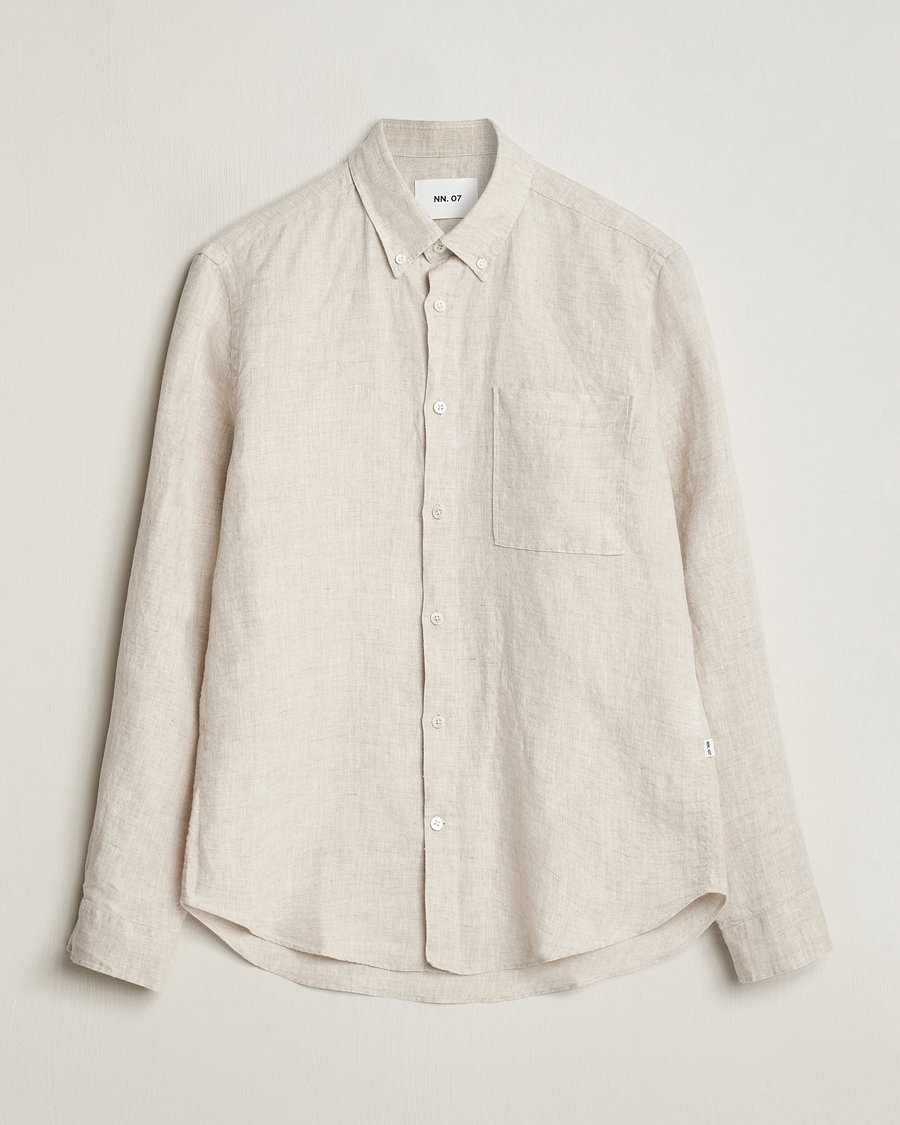 Herre | Skjorter | NN07 | Arne Linen Shirt Oat
