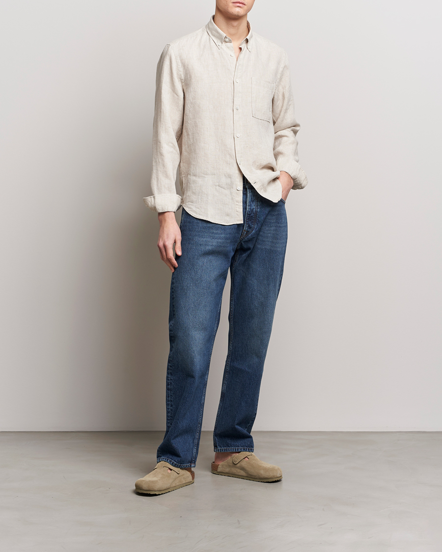 Herre | Skjorter | NN07 | Arne Linen Shirt Oat