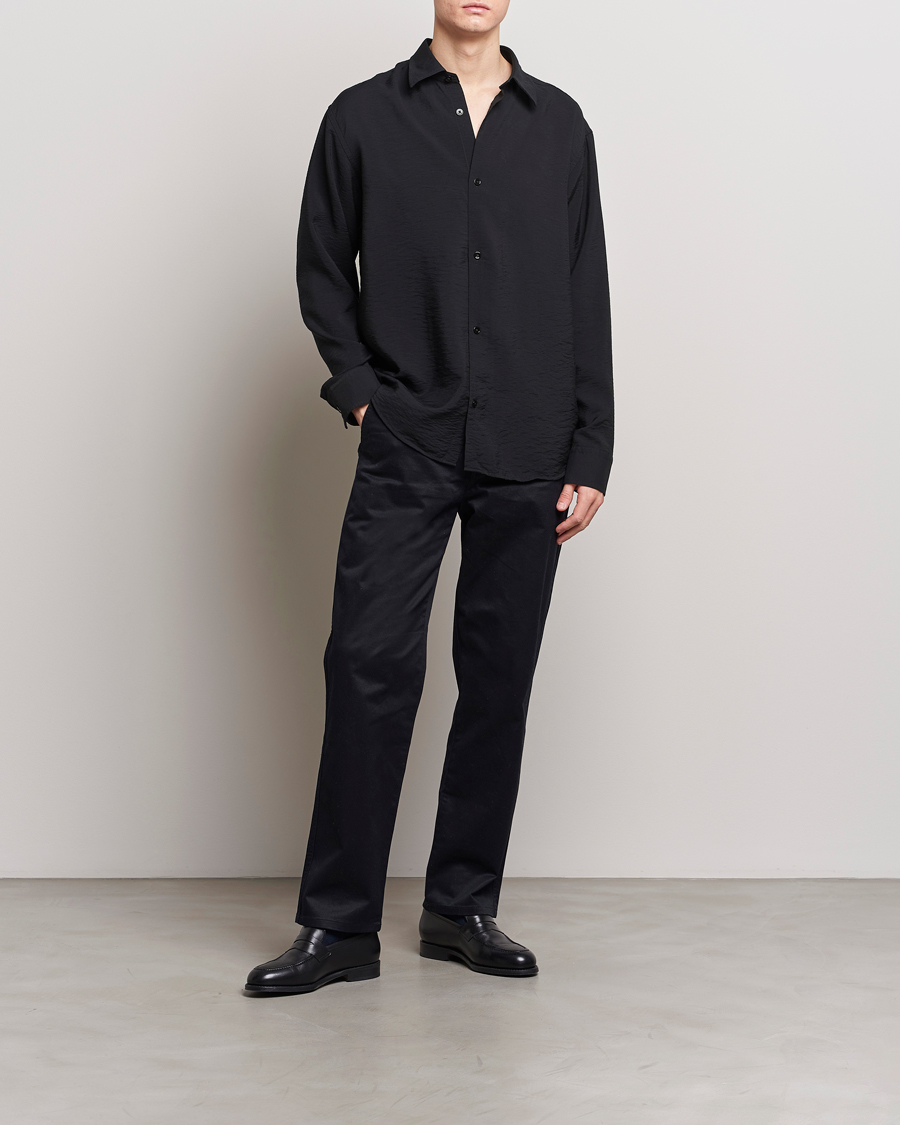 Herre | Skjorter | NN07 | Freddy Structured Shirt Black