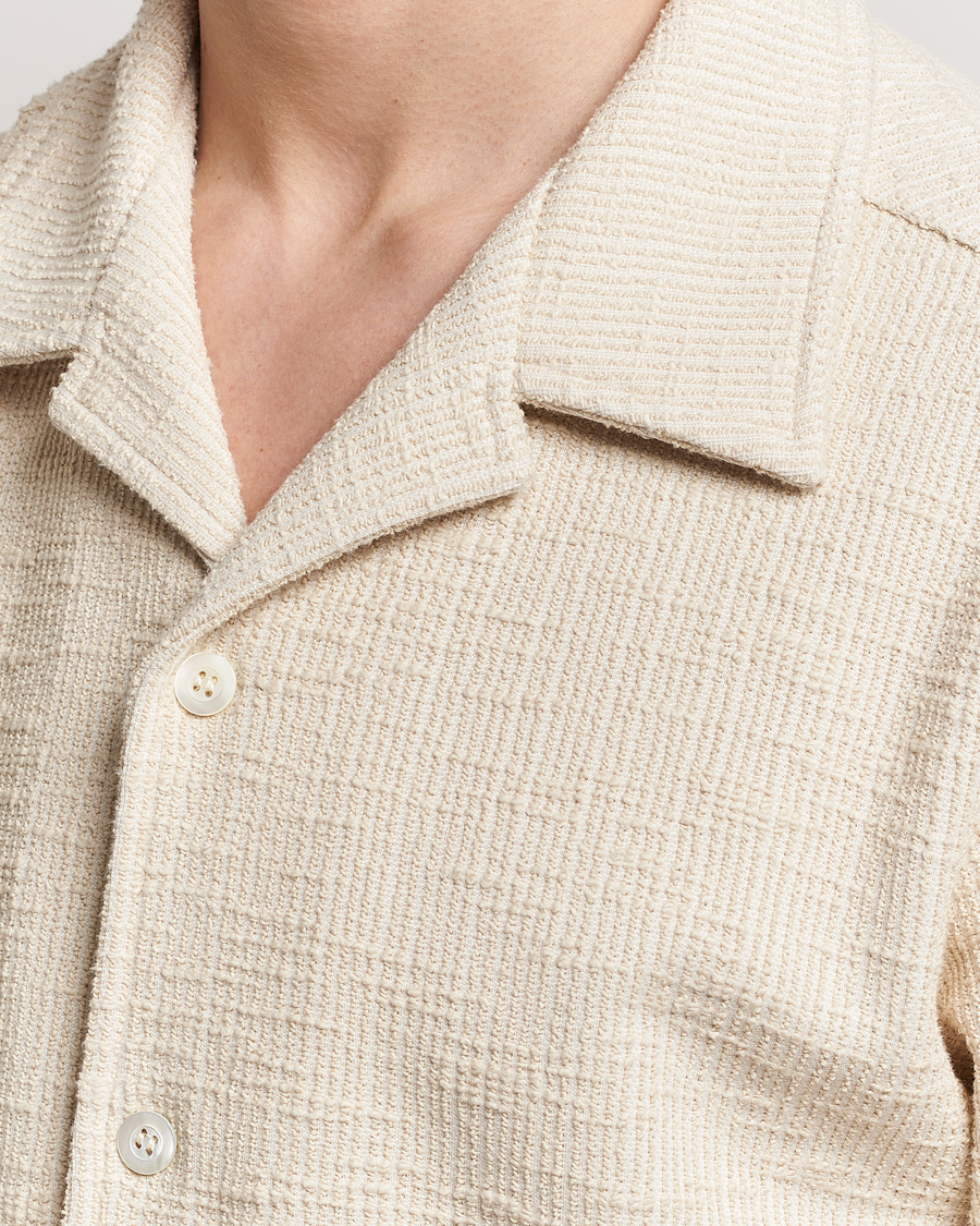 Herre | Skjorter | NN07 | Julio Short Sleeve Shirt Ecru