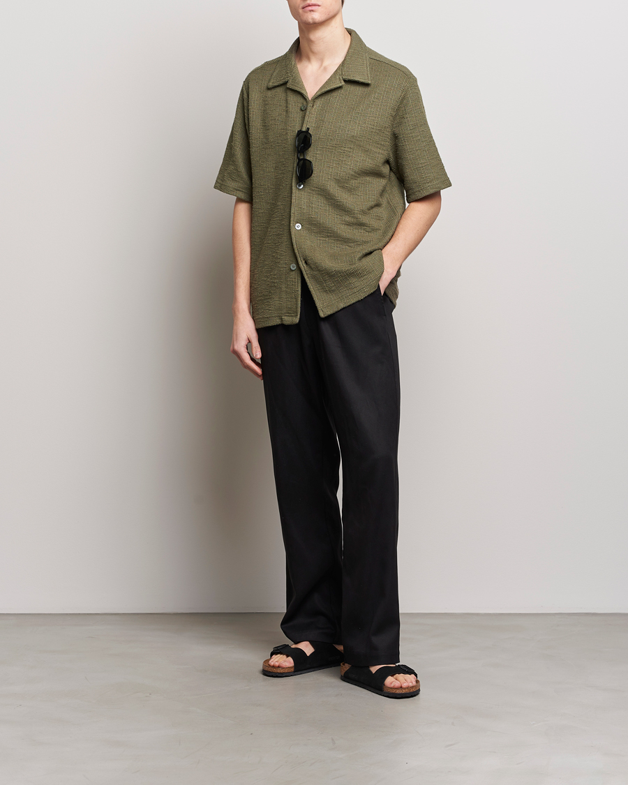 Herre | Skjorter | NN07 | Julio Short Sleeve Shirt Capers Green