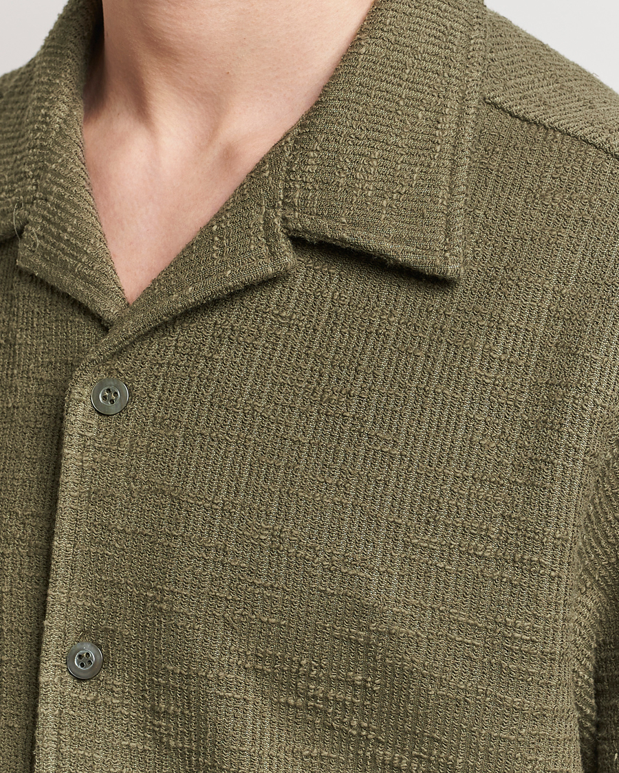 Herre | Skjorter | NN07 | Julio Short Sleeve Shirt Capers Green