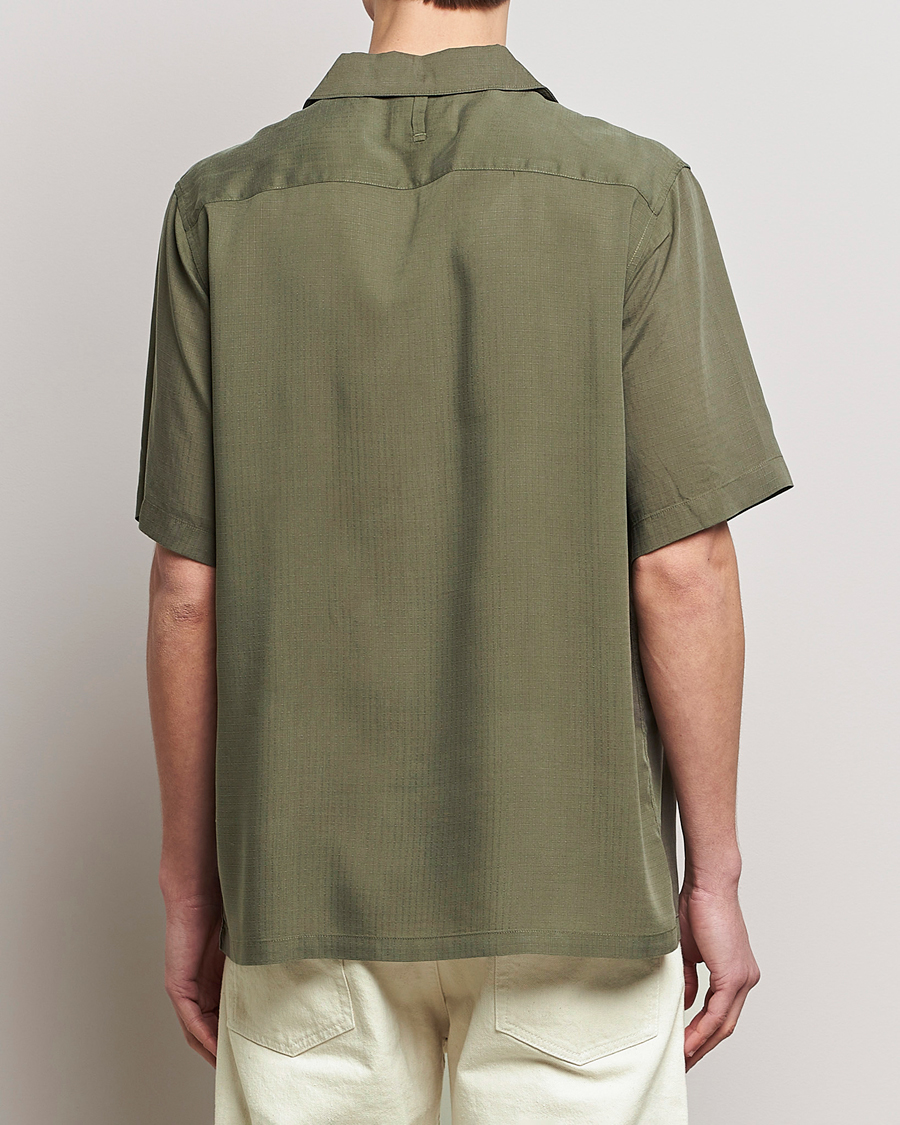 Herre | Skjorter | NN07 | Julio Ripstop Short Sleeve Shirt Capers Green