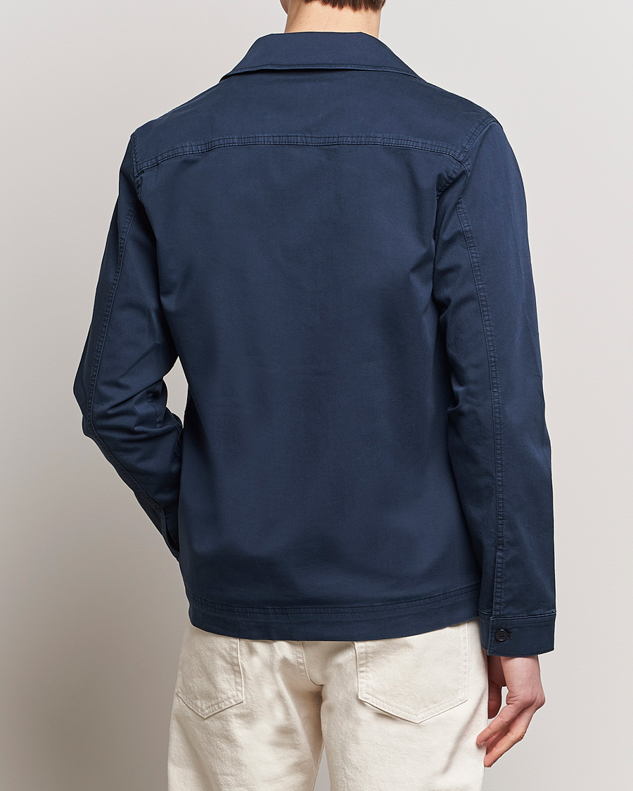 Herre | Skjorter | NN07 | Olav Overshirt Navy Blue