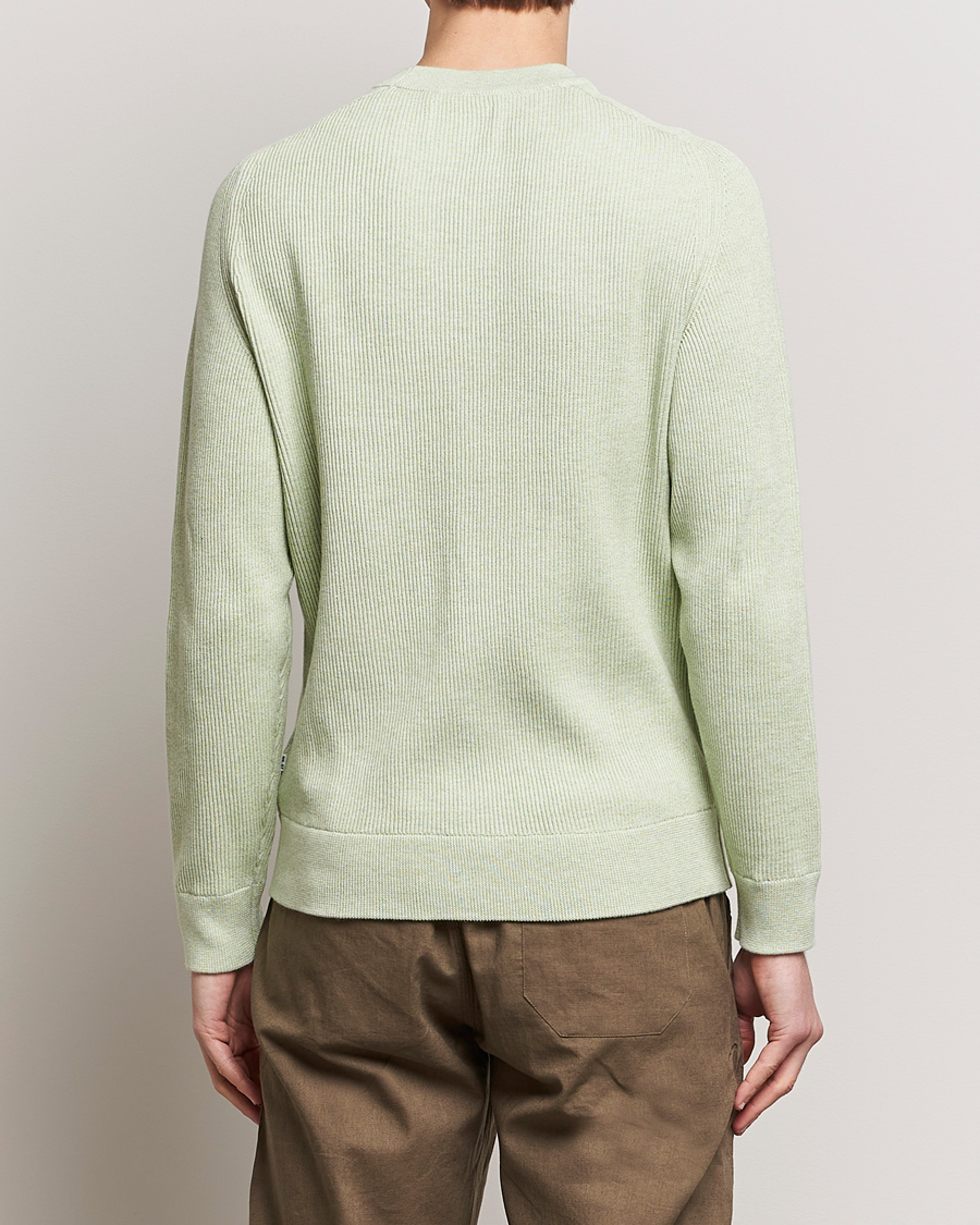 Herre | Gensere | NN07 | Kevin Cotton Knitted Sweater Lime Green