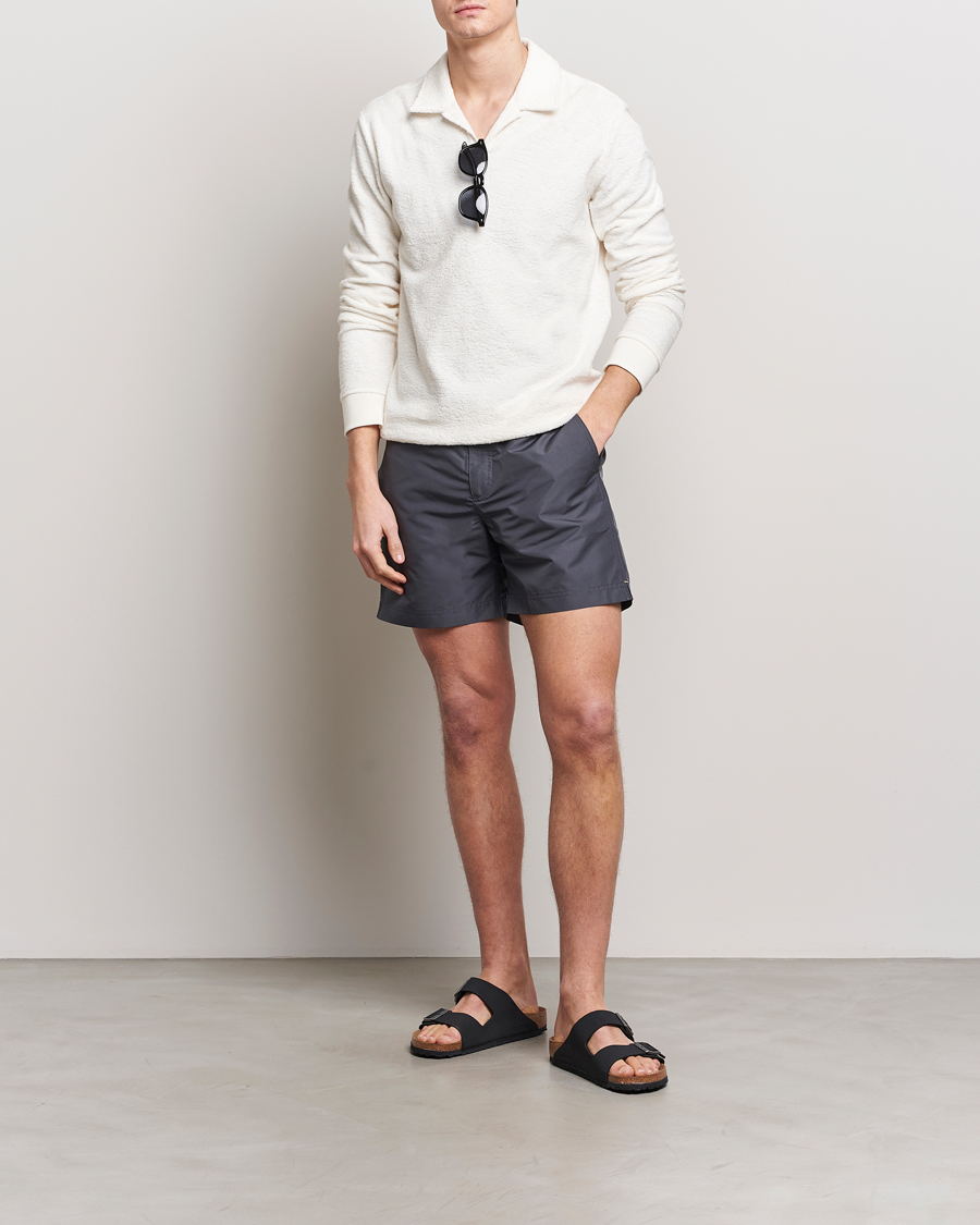 Herre | Badeshorts | Orlebar Brown | Bulldog Drawcord Swimshorts Piranha Grey