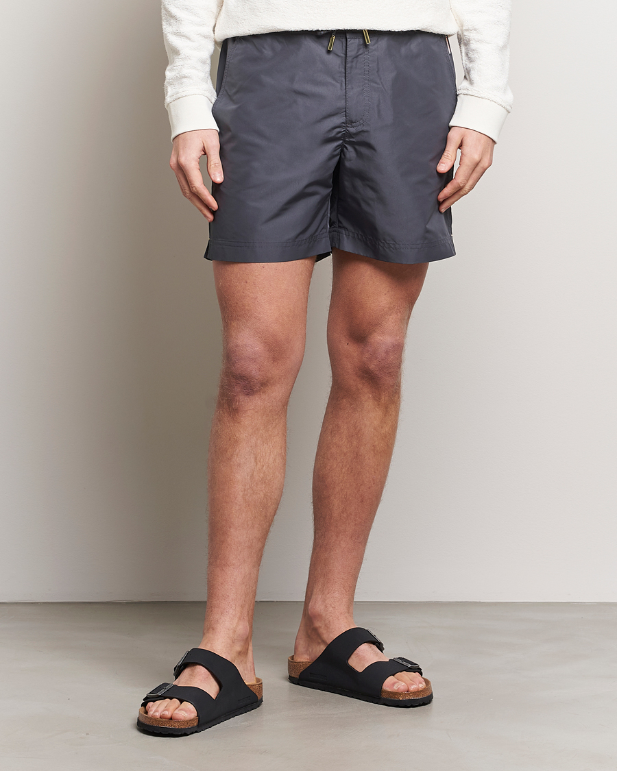 Herre | Best of British | Orlebar Brown | Bulldog Drawcord Swimshorts Piranha Grey