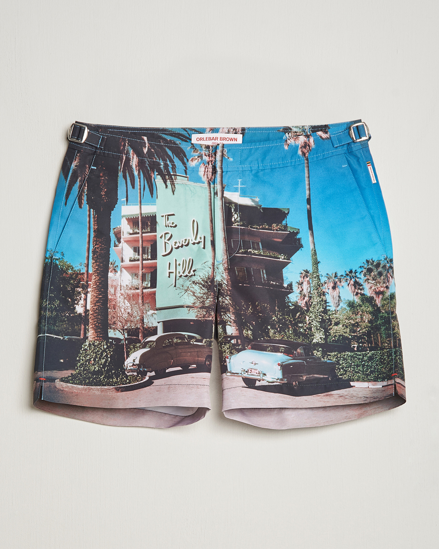 Herre | Badeshorts | Orlebar Brown | Bulldog Photographic Swimshorts Beverly Hills