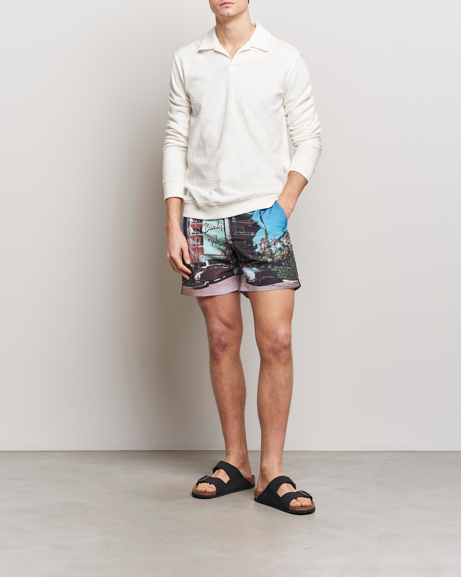Herre | Badeshorts | Orlebar Brown | Bulldog Photographic Swimshorts Beverly Hills