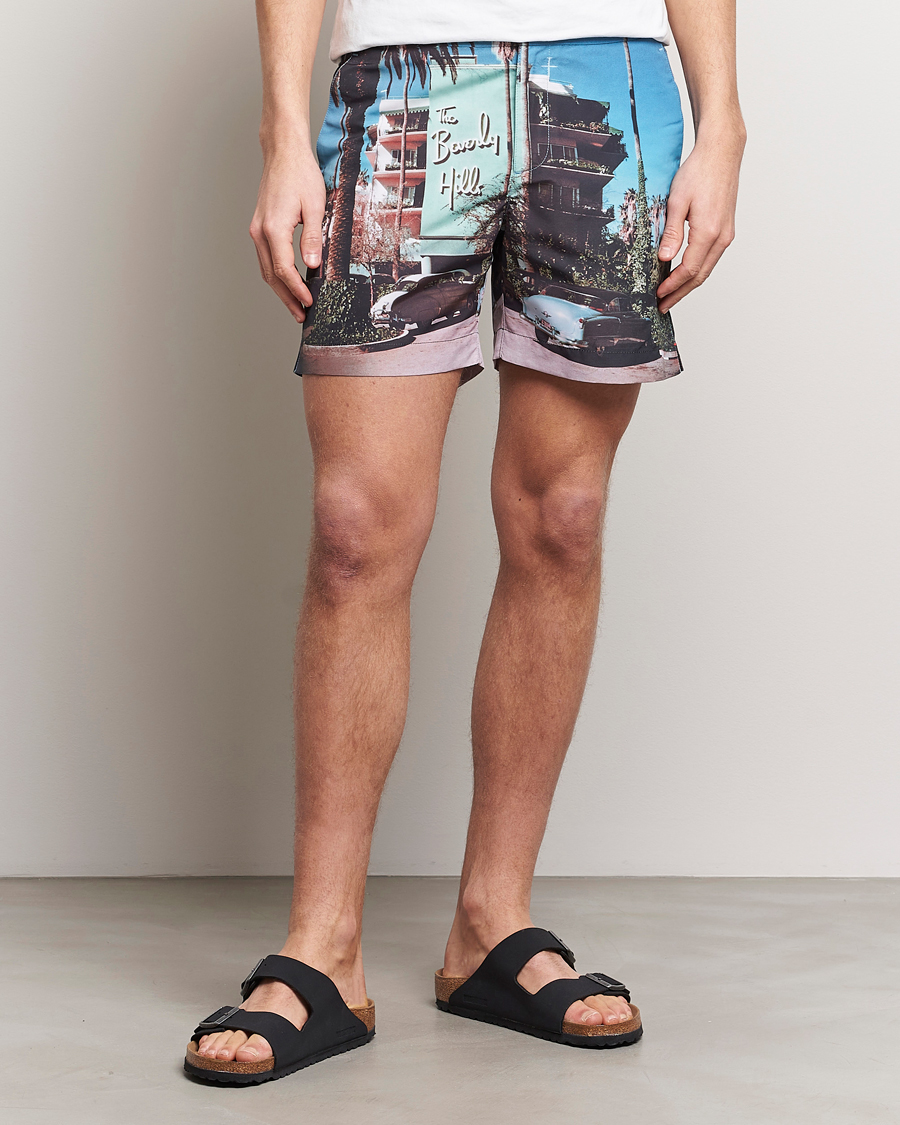 Herre | Tøj | Orlebar Brown | Bulldog Photographic Swimshorts Beverly Hills