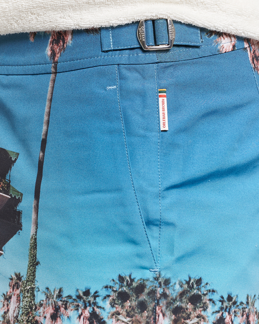 Herre | Badeshorts | Orlebar Brown | Bulldog Photographic Swimshorts Beverly Hills