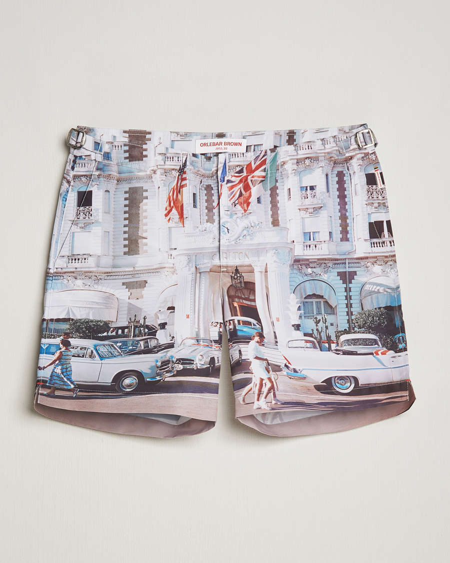 Herre | Badeshorts | Orlebar Brown | Bulldog Photographic Swimshorts Carlton Cannes
