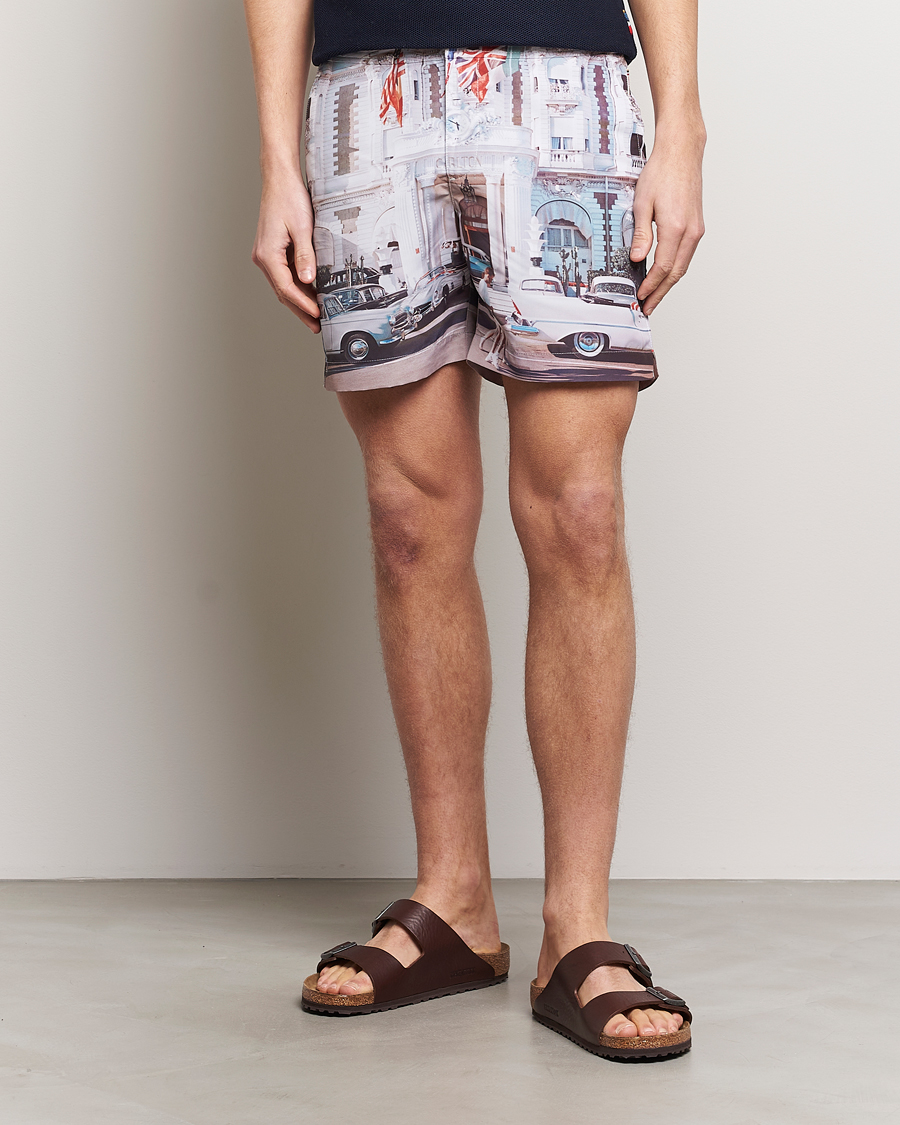 Herr | Kläder | Orlebar Brown | Bulldog Photographic Swimshorts Carlton Cannes