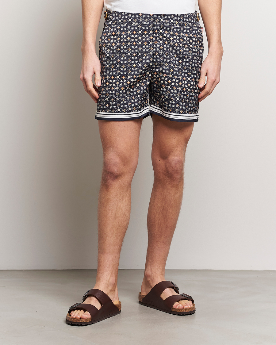 Herre | Klær | Orlebar Brown | Bulldog Fiore Swimshorts Night Iris