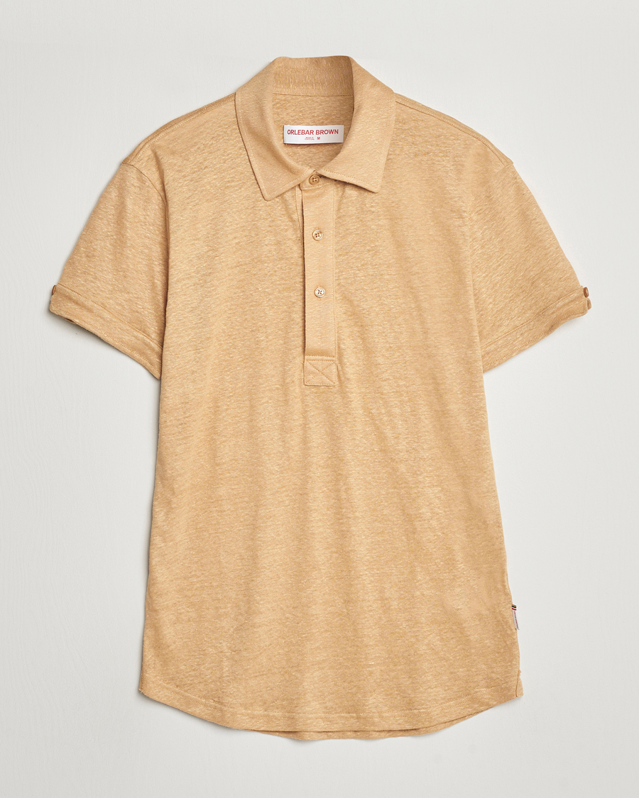 Herre | Pikéer | Orlebar Brown | Sebastian Linen Polo Biscuit