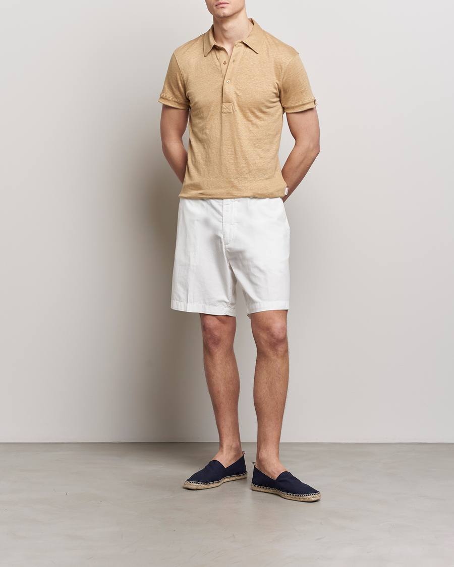 Herre | Pikéer | Orlebar Brown | Sebastian Linen Polo Biscuit