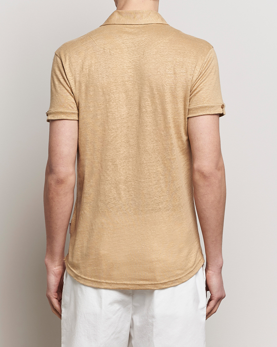 Herre | Pikéer | Orlebar Brown | Sebastian Linen Polo Biscuit