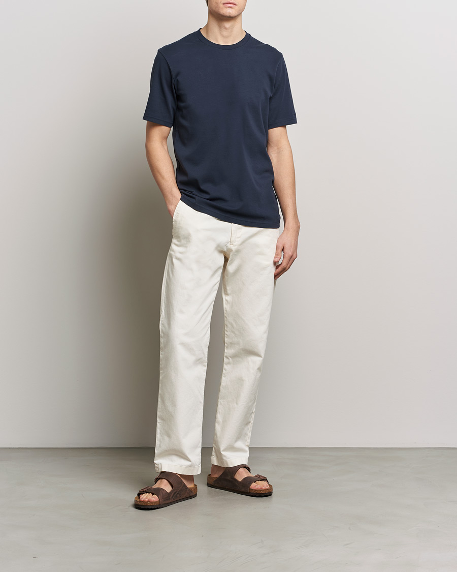 Herre | T-Shirts | Orlebar Brown | Deckard Heavy T-Shirt Night Iris