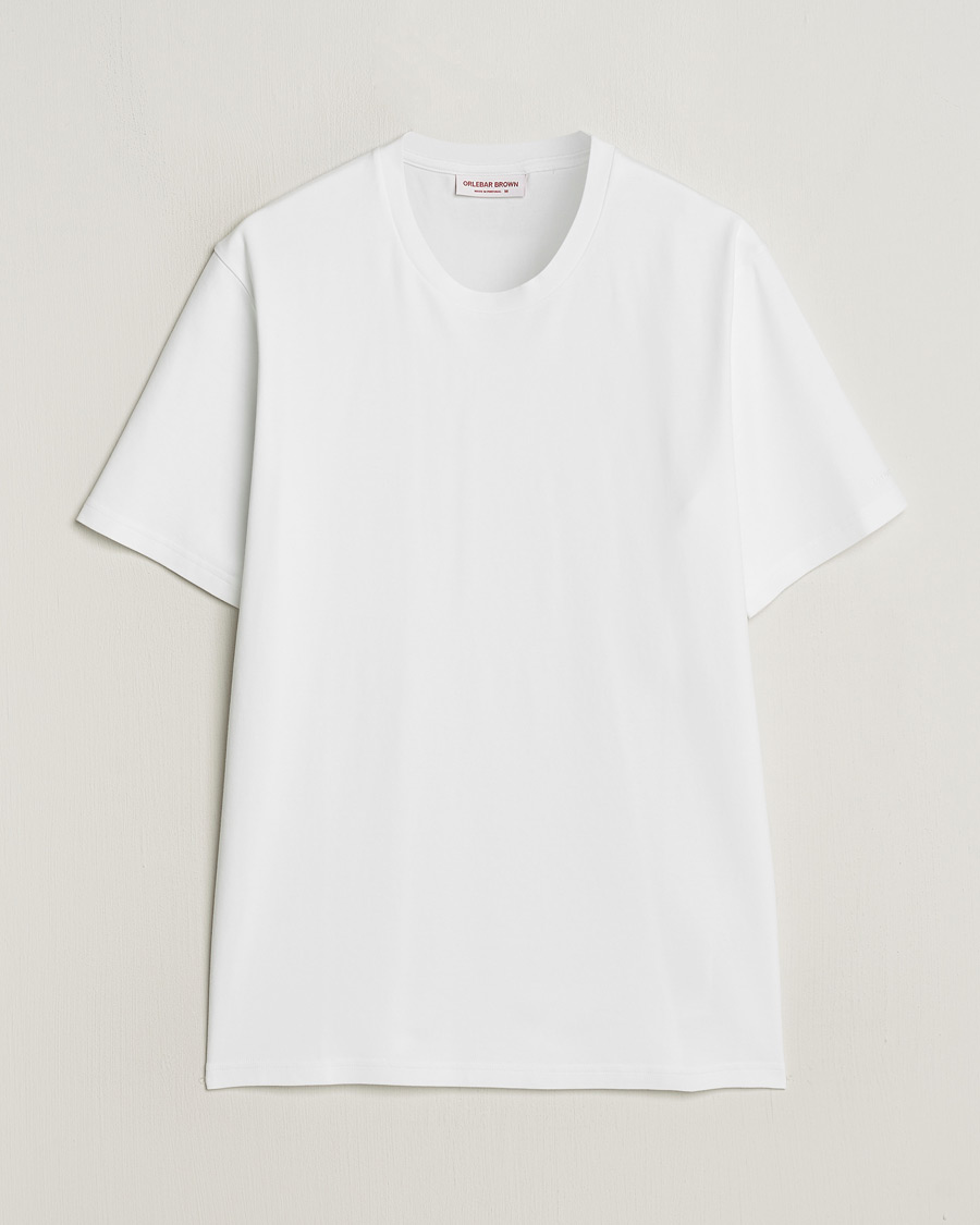 Herre | T-Shirts | Orlebar Brown | Deckard Heavy T-Shirt White