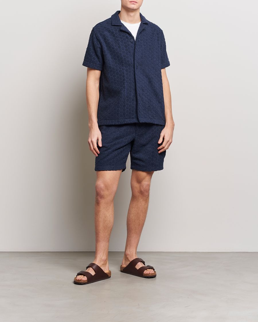 Herre | Shorts | Orlebar Brown | Trevorne Atom Towelling Shorts Night Iris