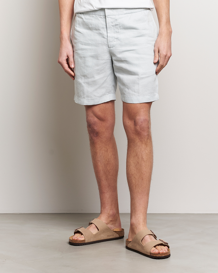 Herre |  | Orlebar Brown | Cornell Linen Shorts White Jade