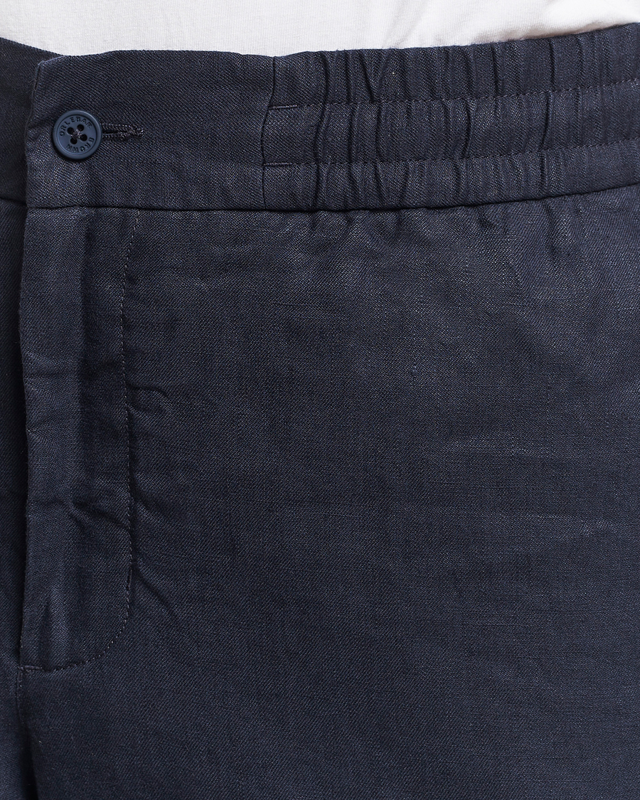 Herre | Bukser | Orlebar Brown | Cornell Linen Trousers Night Iris
