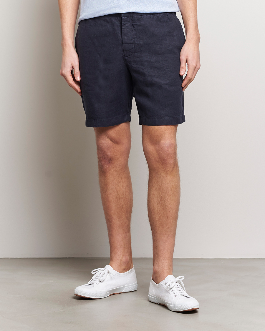 Herre | Orlebar Brown | Orlebar Brown | Cornell Linen Shorts Night Iris