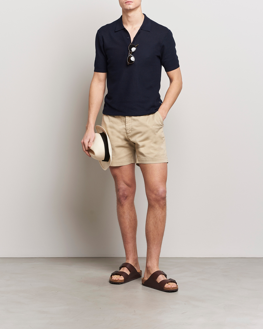 Herre | Bukser | Orlebar Brown | Bulldog Cotton Stretch Twill Shorts Sanddune