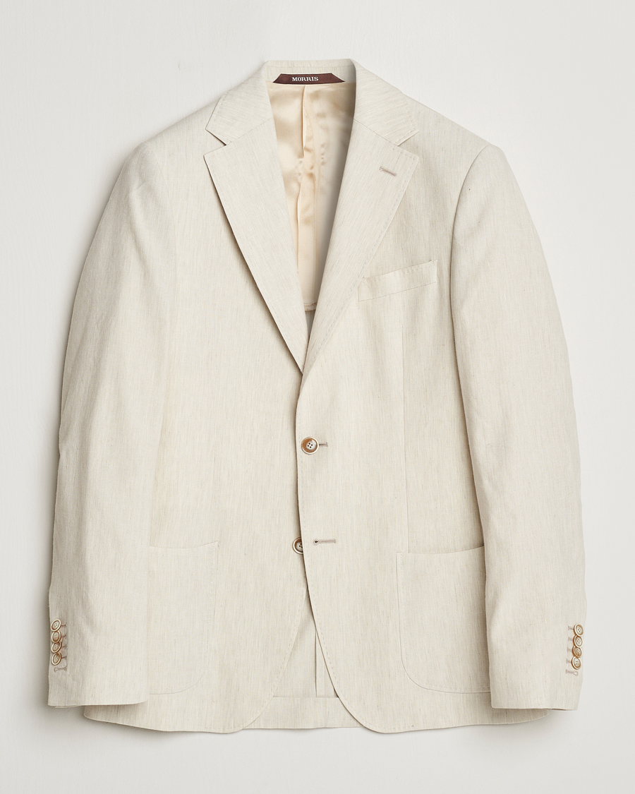 Herre | Dressjakker | Morris Heritage | Summer Linen Blazer Beige