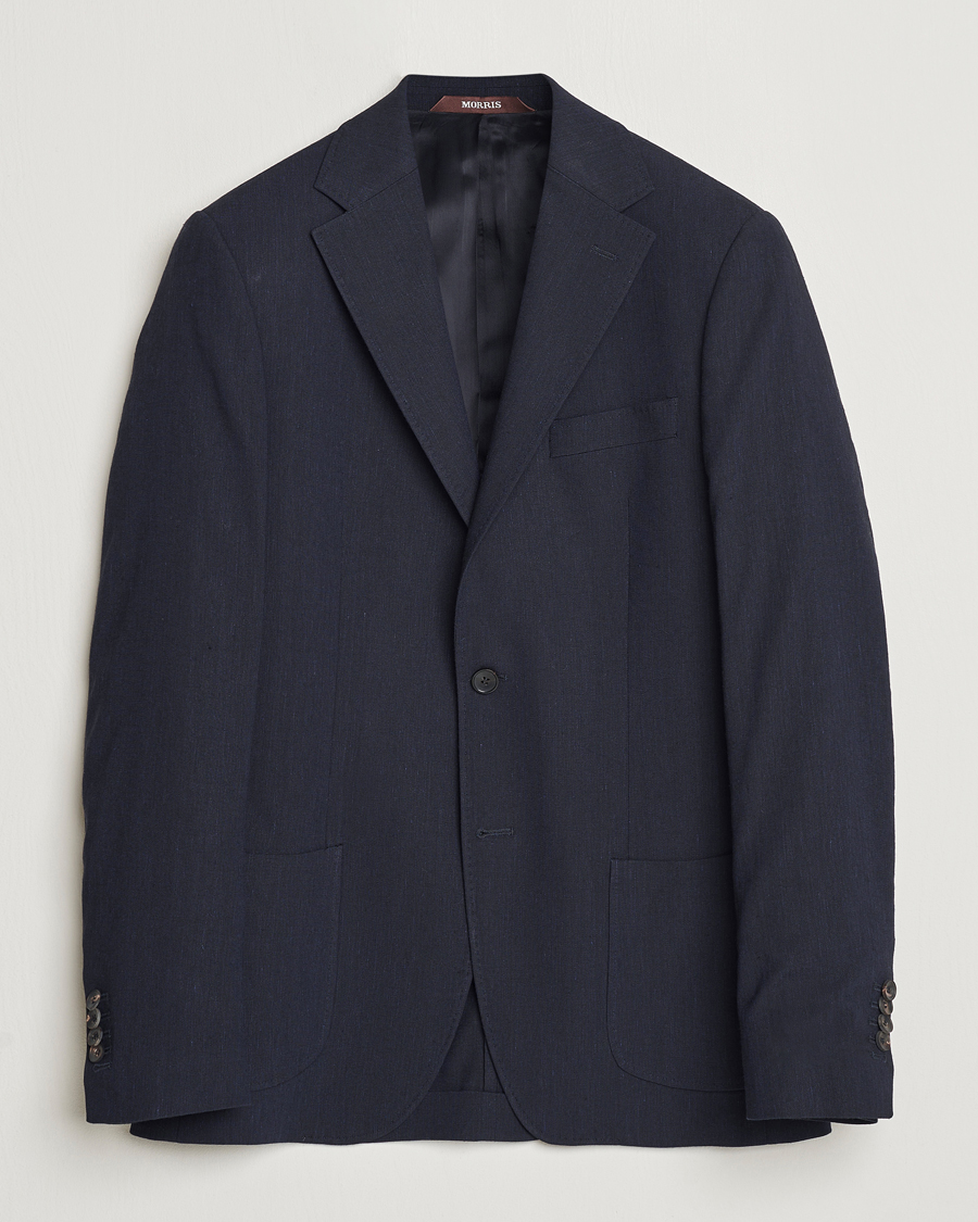 Herre | Dressjakker | Morris Heritage | Summer Linen Blazer Navy