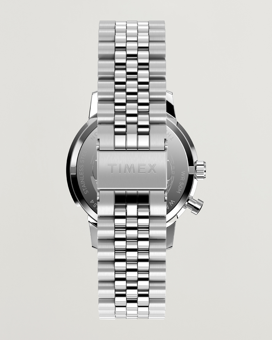 Herre | Timex Marlin Moon Phase Quartz Steel 40mm Blue Dial | Timex | Marlin Moon Phase Quartz Steel 40mm Blue Dial