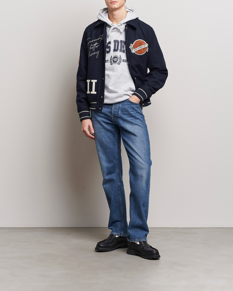Herre | Jakker | LES DEUX | Varsity Wool Jacket Dark Navy