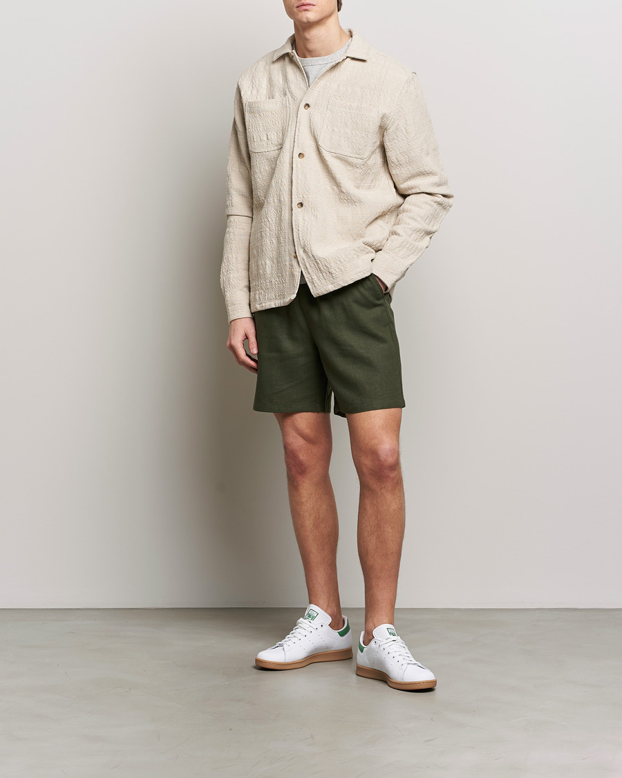 Herre | Skjorter | LES DEUX | Isaac Overshirt Ivory