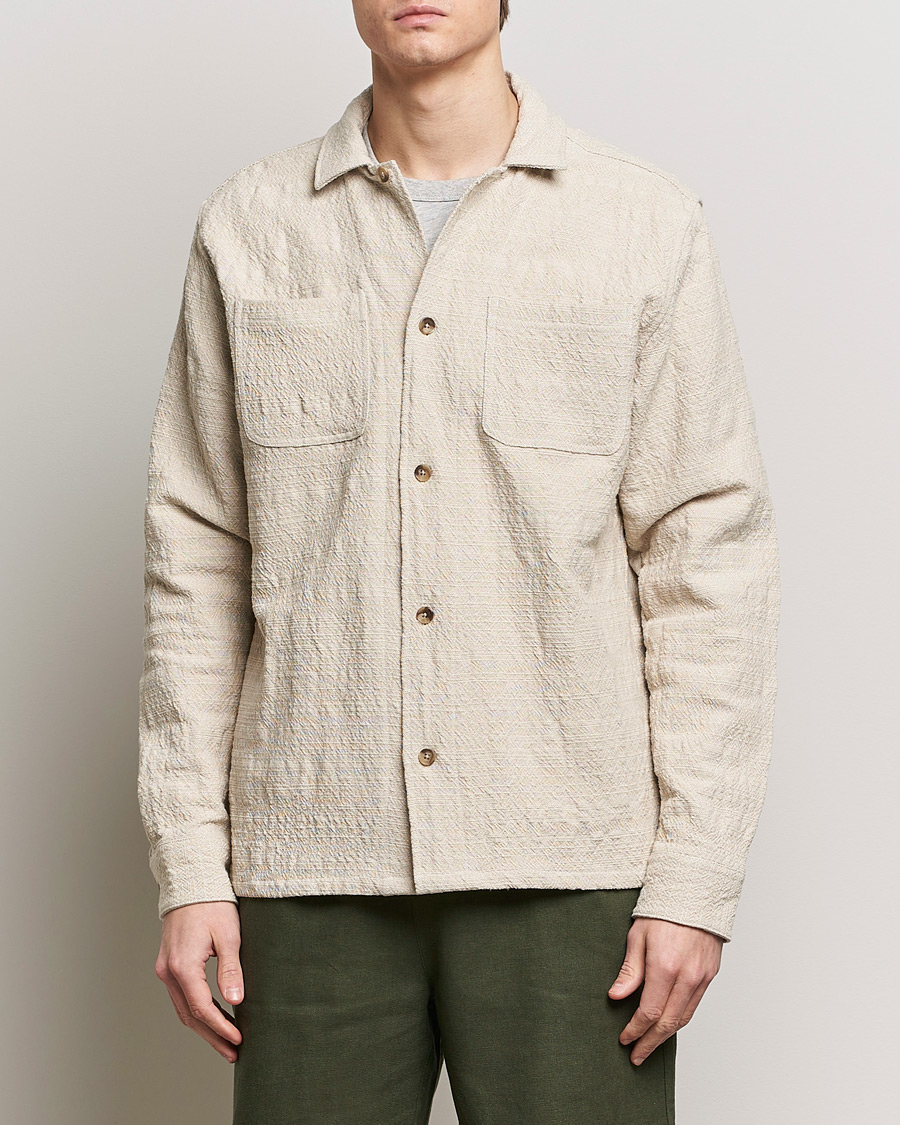 Herre | Klær | LES DEUX | Isaac Overshirt Ivory