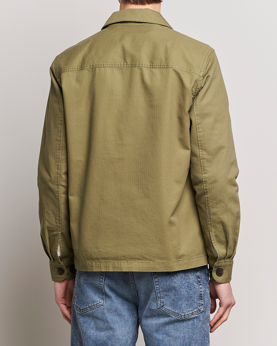 Herre | Skjorter | LES DEUX | Lester Fatigue Shirt Surplus Green