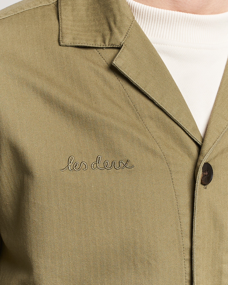 Herre | Skjorter | LES DEUX | Lester Fatigue Shirt Surplus Green