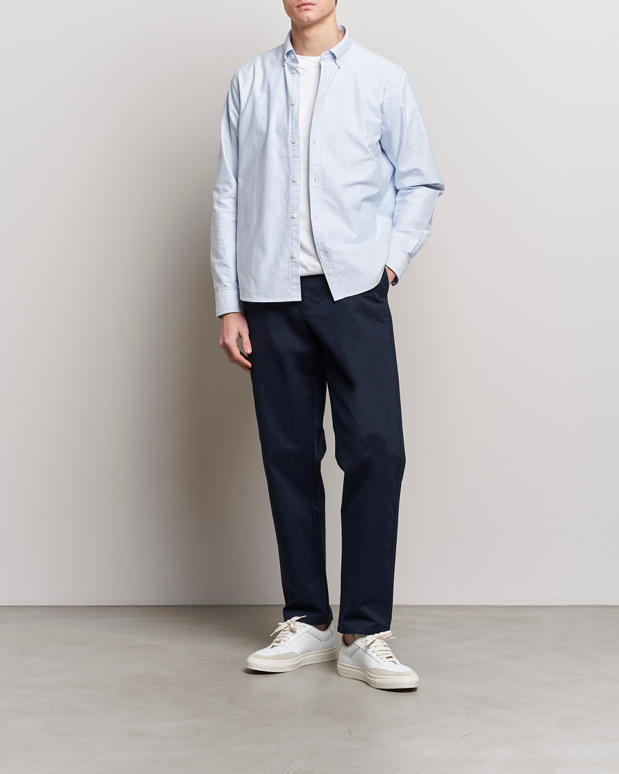 Herre | Skjorter | LES DEUX | Kristian Oxford Shirt Light Blue/White