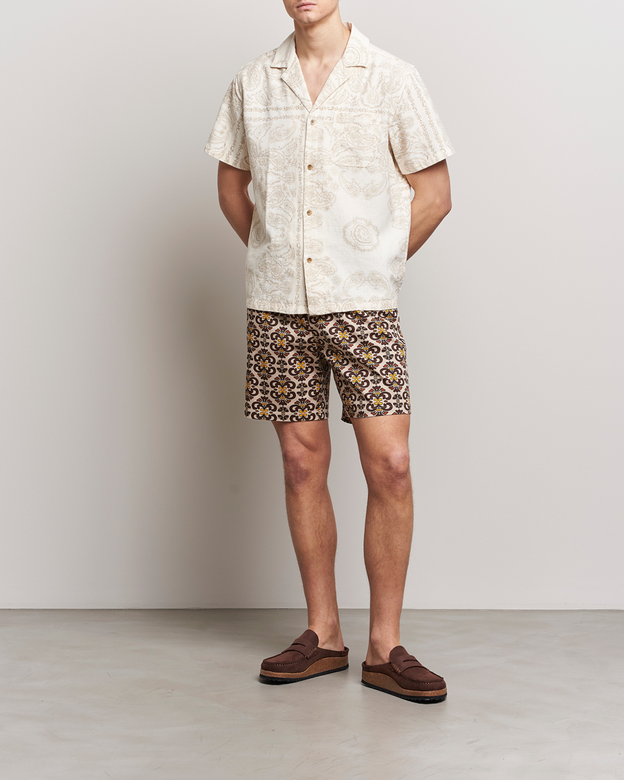 Herre | Shorts | LES DEUX | Hendrix Printed Shorts Light Sand