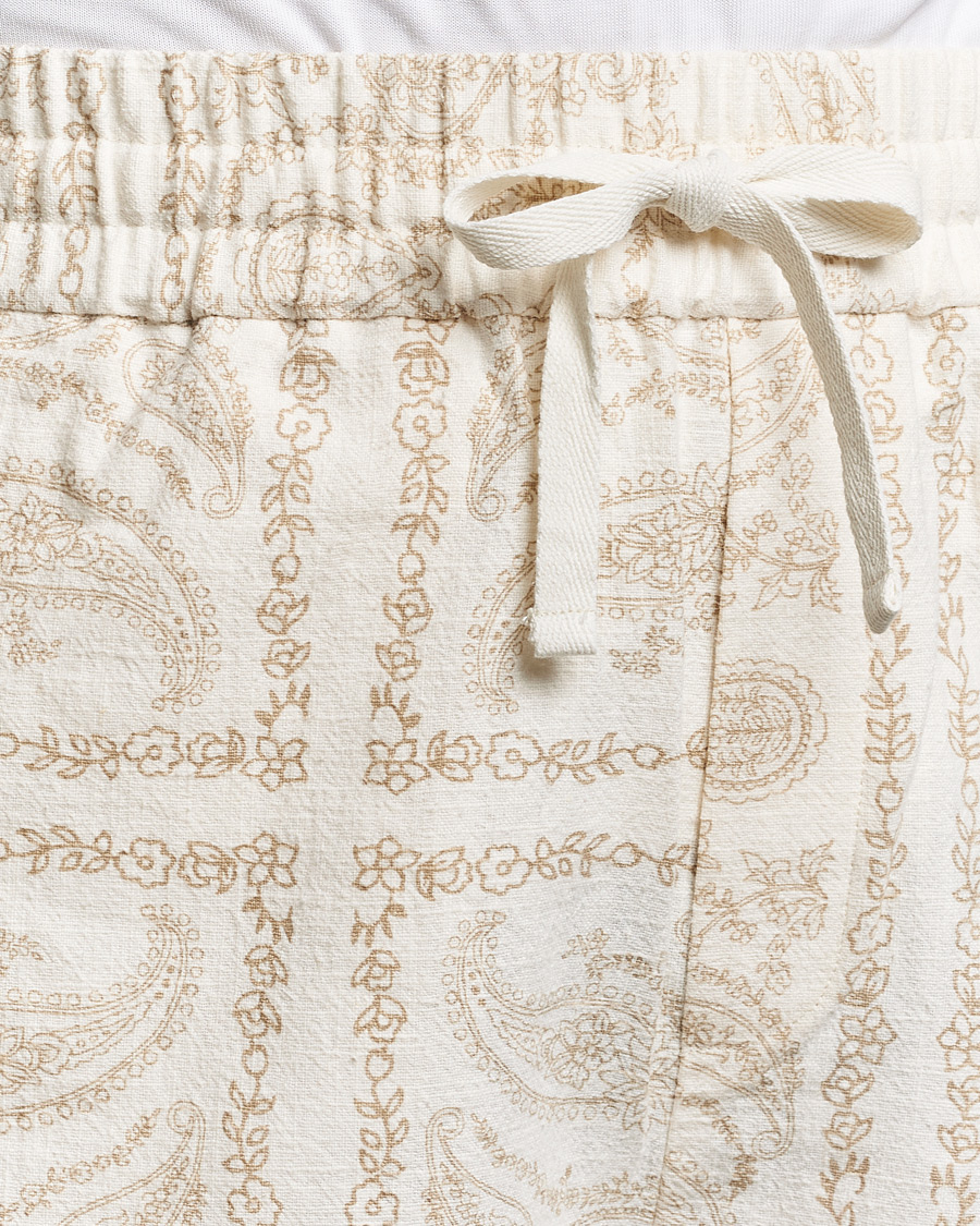 Herre | Shorts | LES DEUX | Lesley Paisley Shorts Light Ivory