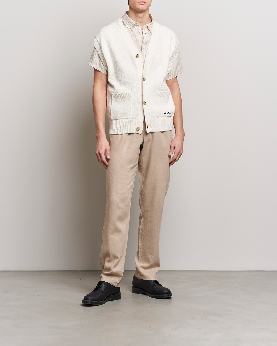 Herre | Gensere | LES DEUX | Brad Cardigan Vest Ivory