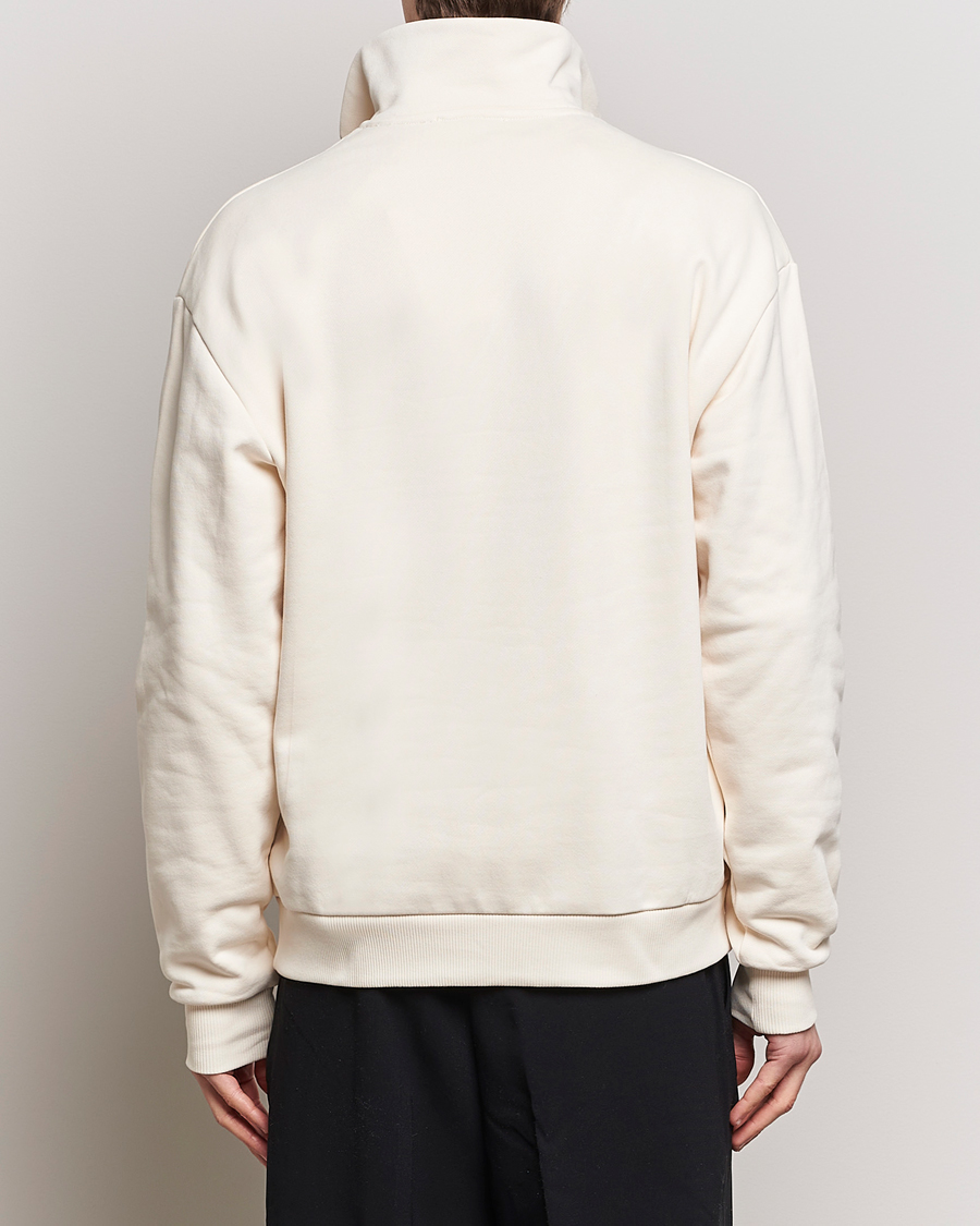 Herre | Gensere | LES DEUX | Crew Half Zip Sweatshirt Light Ivory