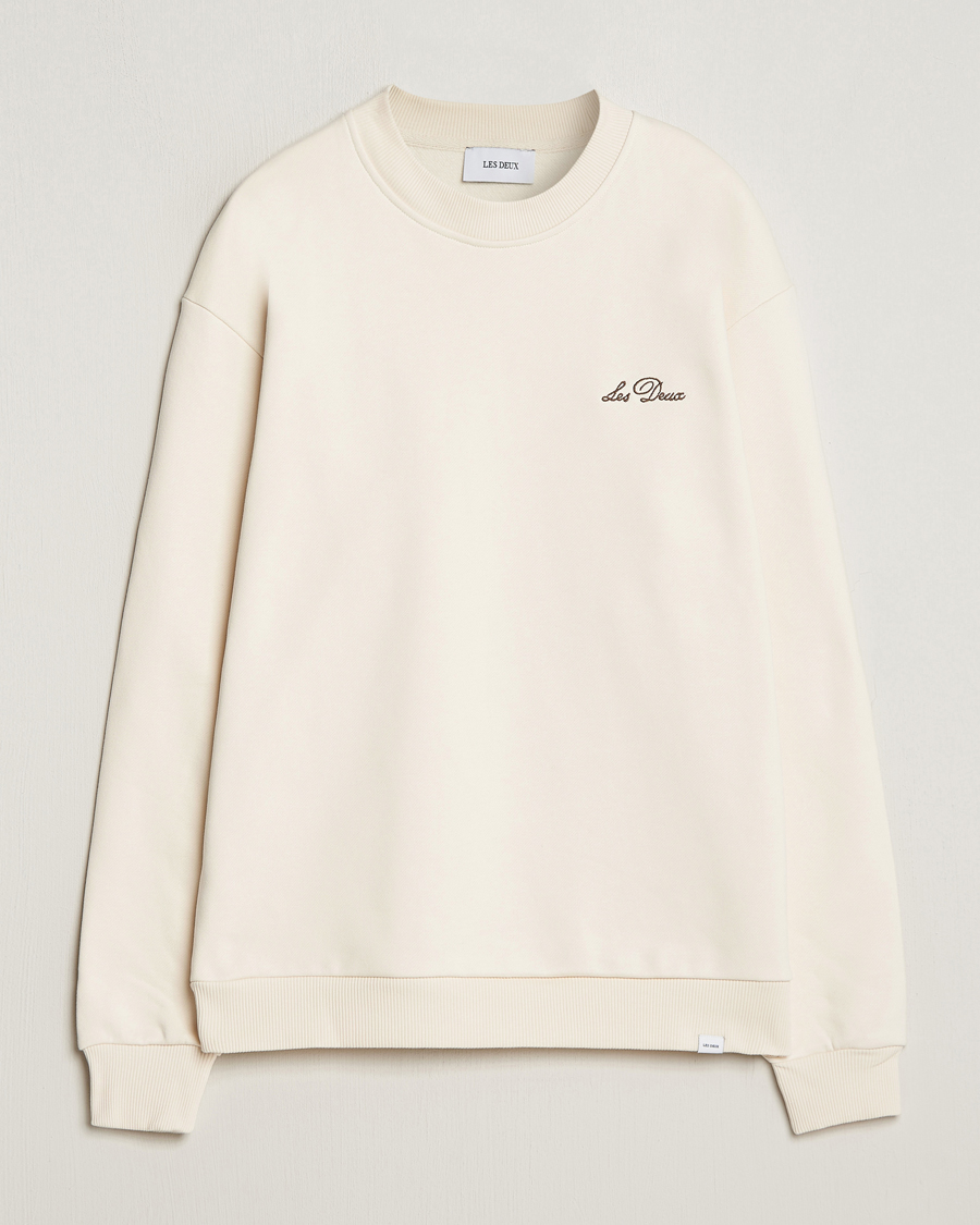 Herre | Gensere | LES DEUX | Crew Sweatshirt Light Ivory