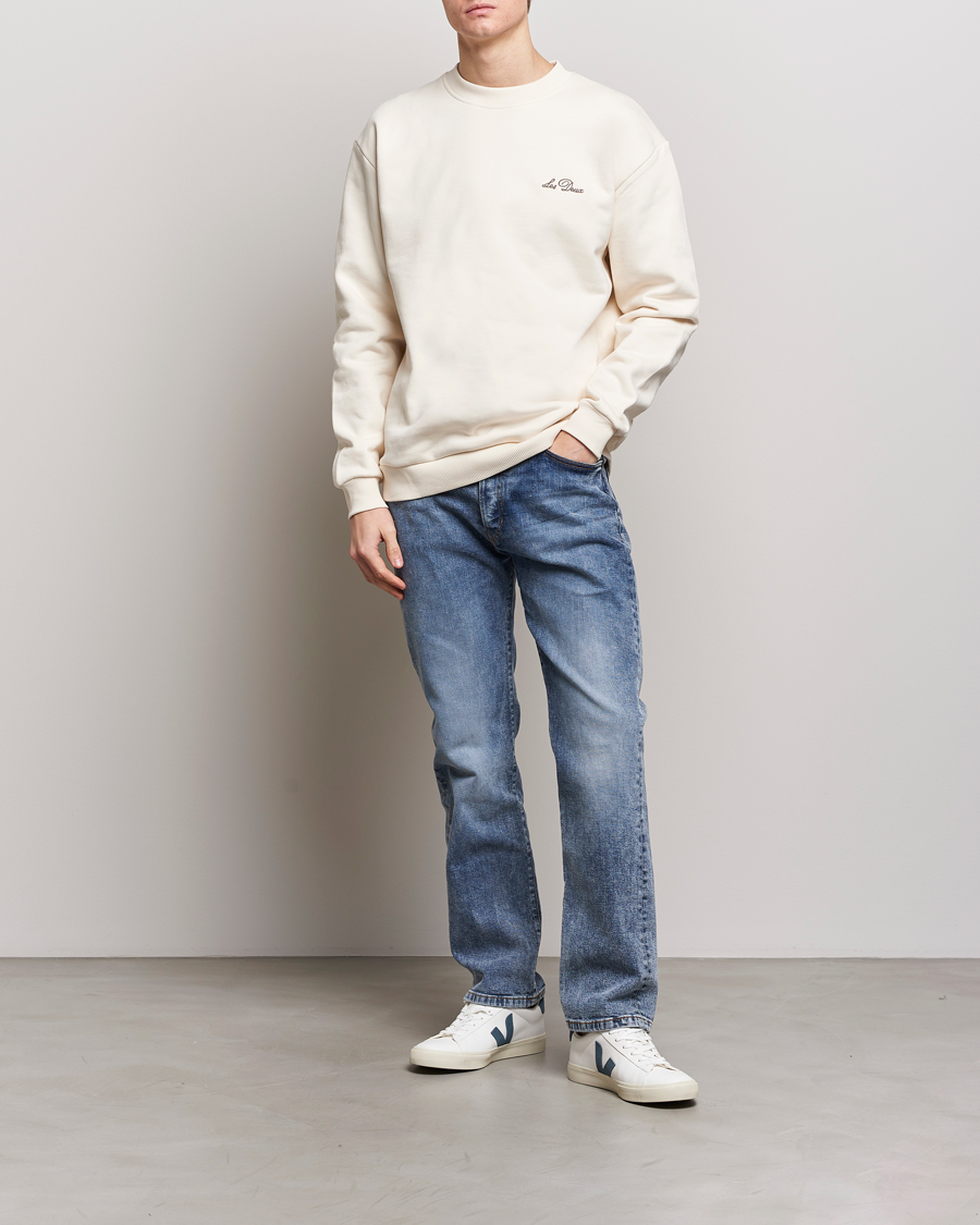Herre | Gensere | LES DEUX | Crew Sweatshirt Light Ivory