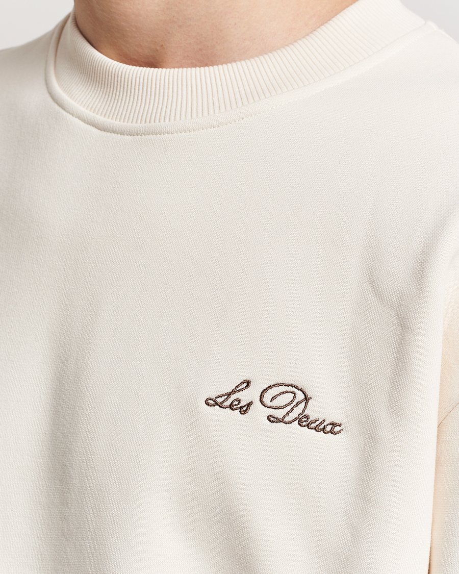 Herre | Gensere | LES DEUX | Crew Sweatshirt Light Ivory