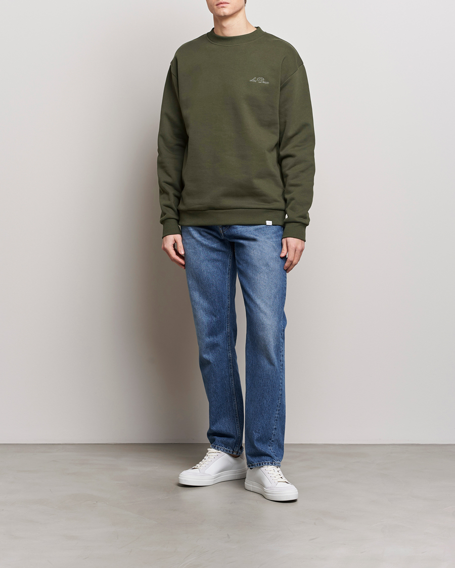 Herre | Gensere | LES DEUX | Crew Sweatshirt Forrest Green
