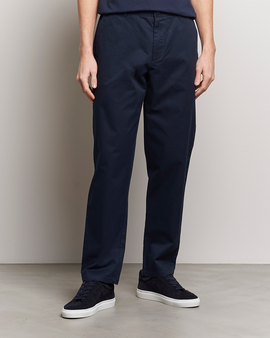 Herre |  | LES DEUX | Jared Twill Chino Pants Dark Navy