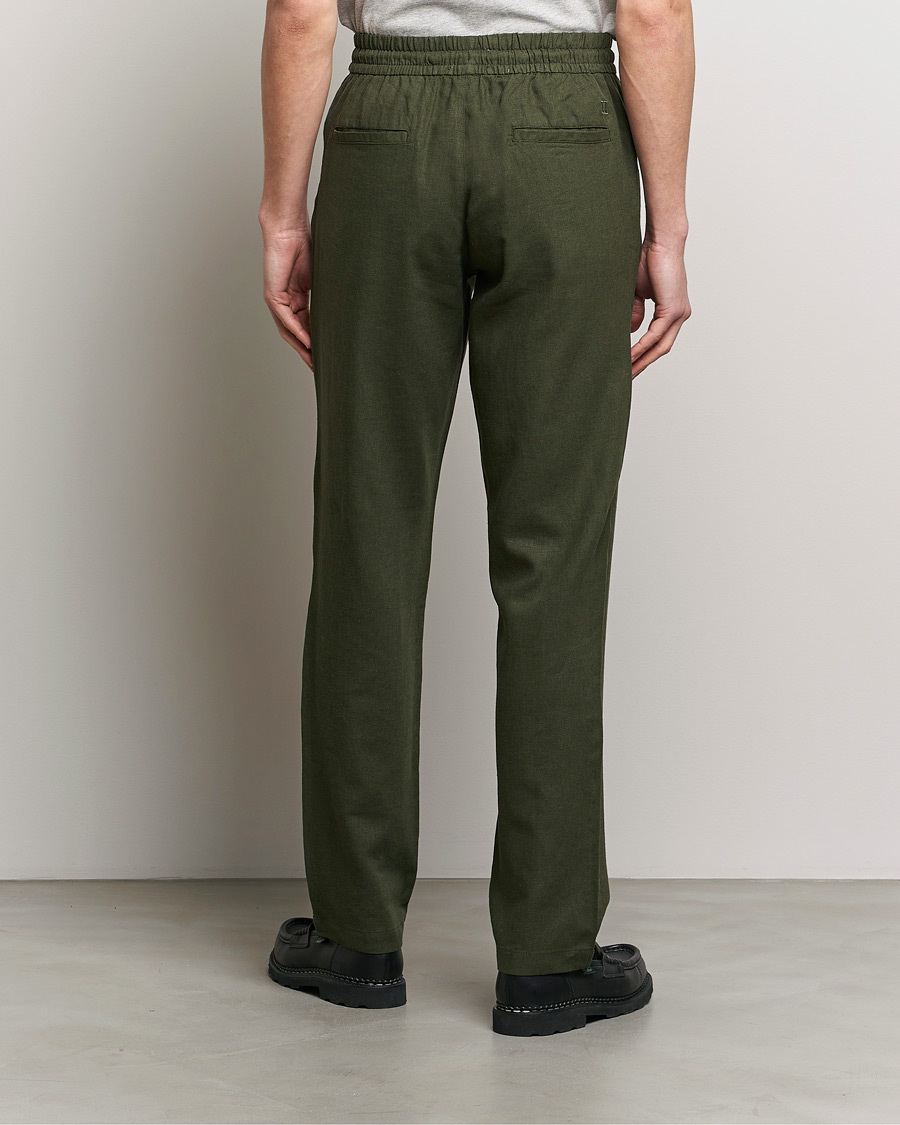 Herre | Bukser | LES DEUX | Patrick Linen Pants Forrest Green