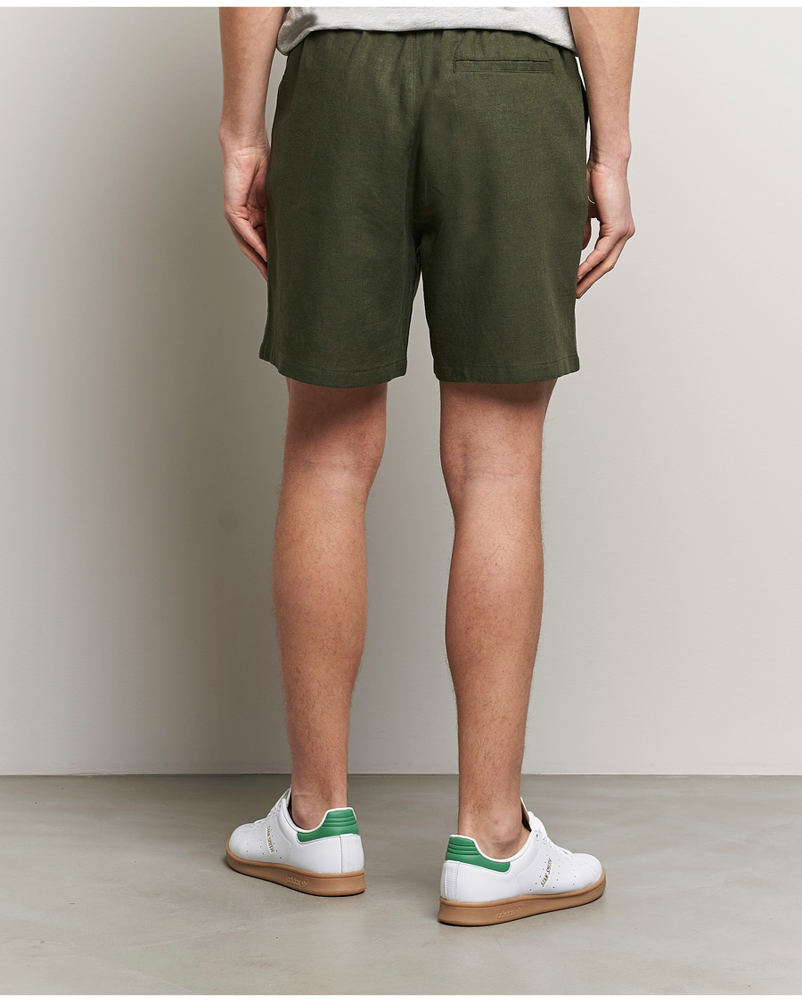 Herre | Shorts | LES DEUX | Otto Linen Shorts Forrest Green