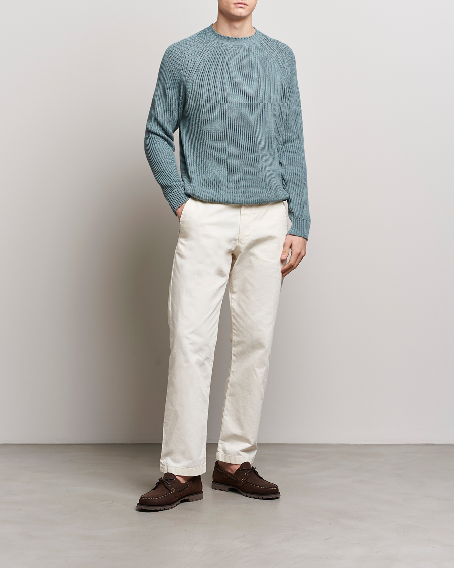 Herre | Gensere | Peregrine | Harry Organic Cotton Sweater Lovat