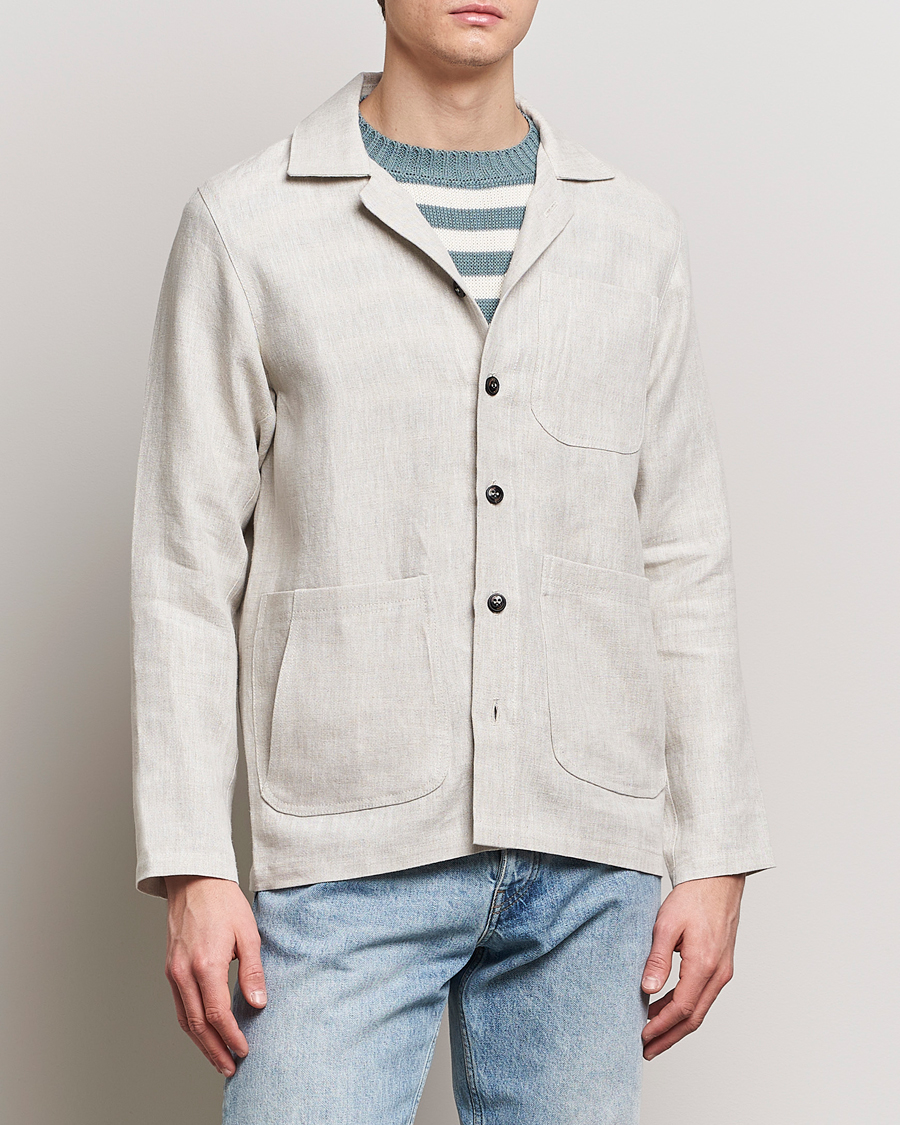 Herr |  | Peregrine | Grange Linen Shacket Natural